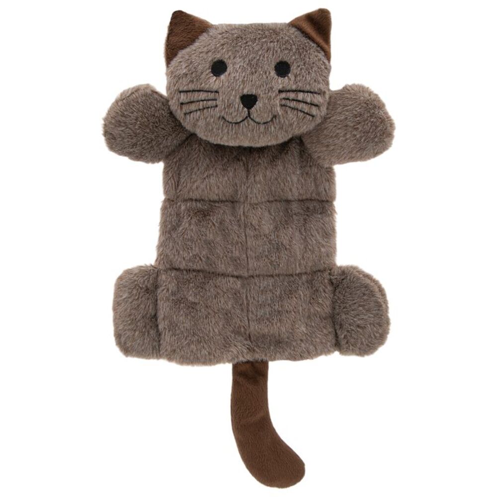 Animal Planet Pets Plush Toy Cat with 6 Squeakers for Dogs